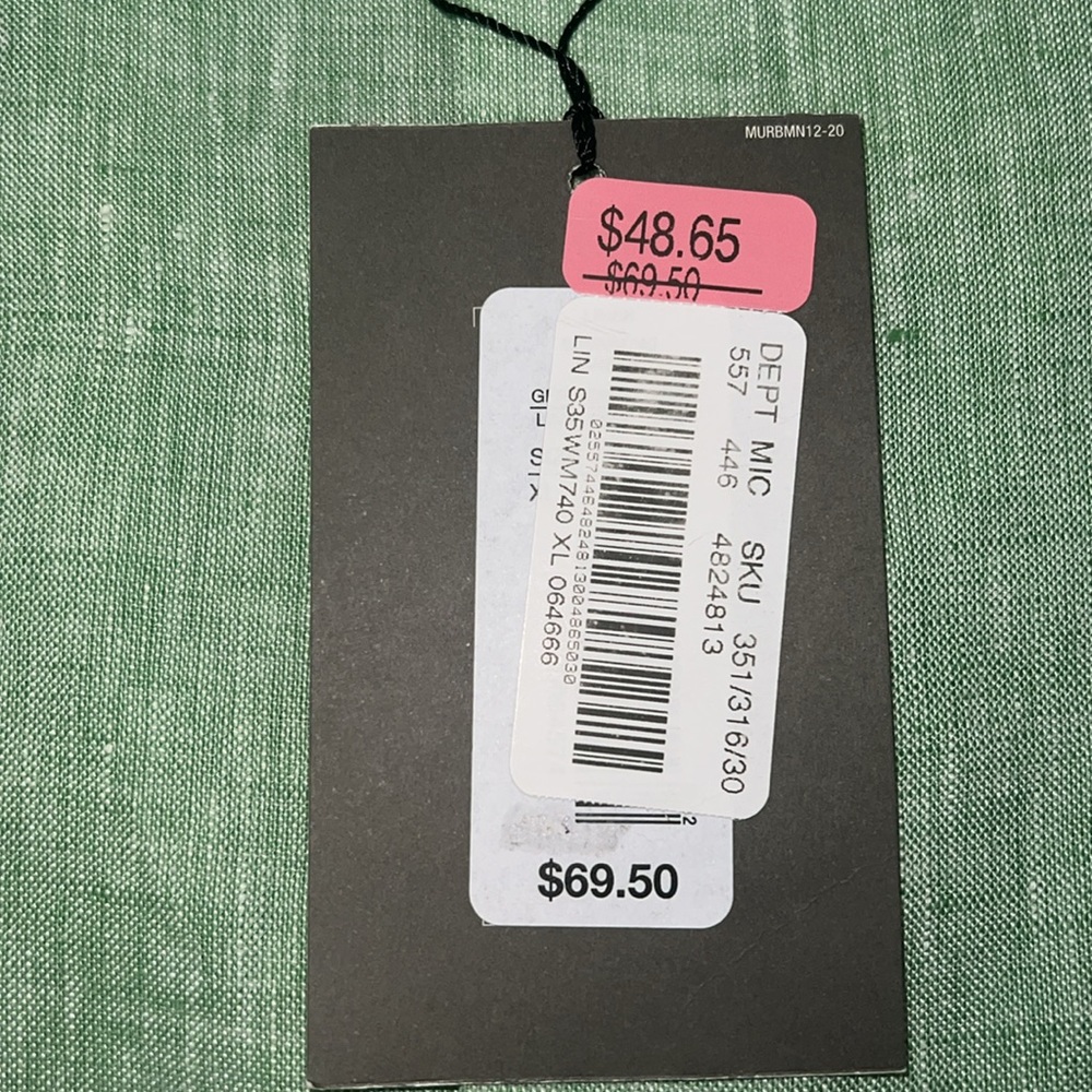 NWT Linen button down shirt - Picture 2 of 5